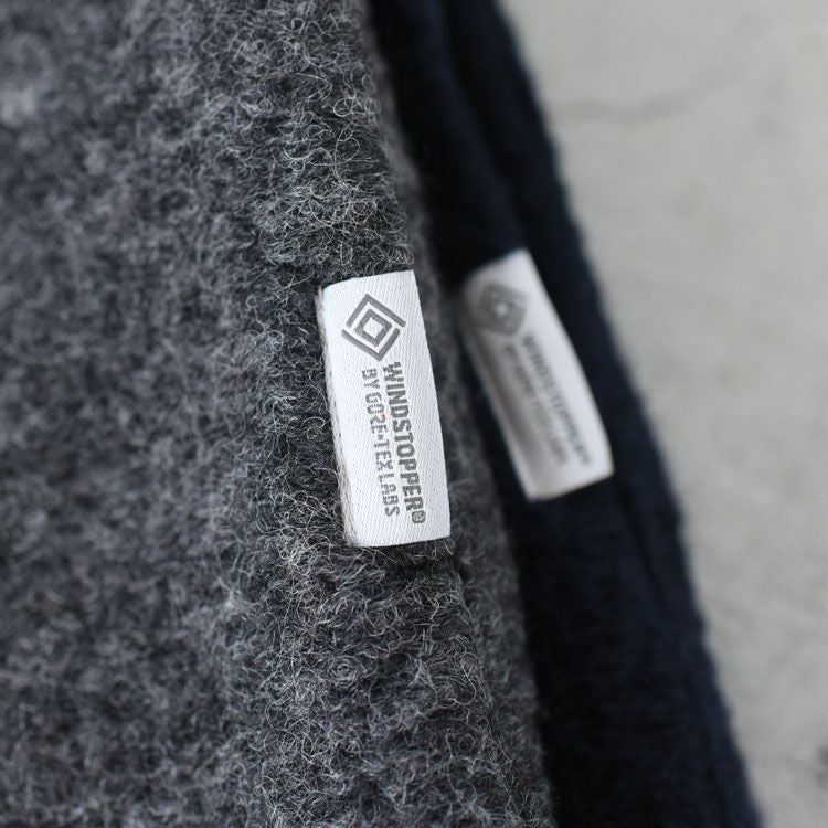 新品 ナナミカ ウインドストッパー ニットドレス 0 ワンピースコート ネイビー SALE 30％OFF】WINDSTOPPER Sliver Knit Dress ウインドストッパー