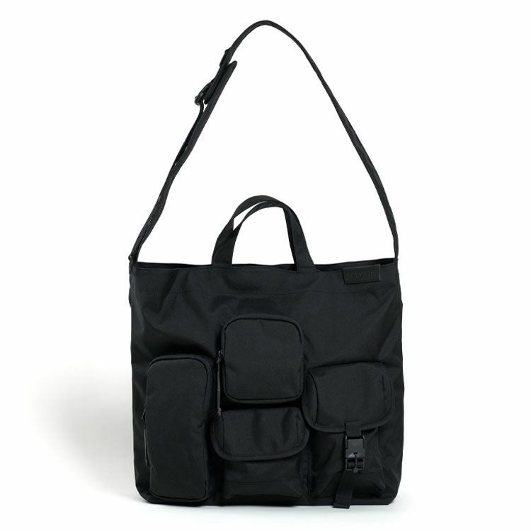 MULTI POCKETS 2WAY TOTE (MEDIUM)