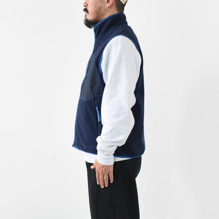 FLEECE ZIP UP VEST フリースジップアップベスト/PORTER CLASSIC