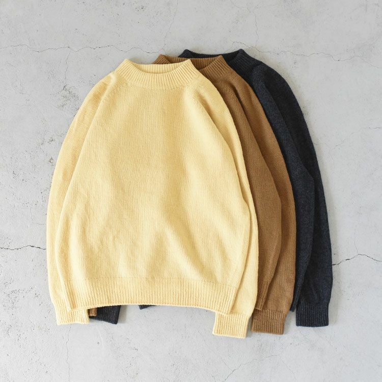 SALE 20％OFF】WG Moc Neck P/O ホールガーメント モックネックプル