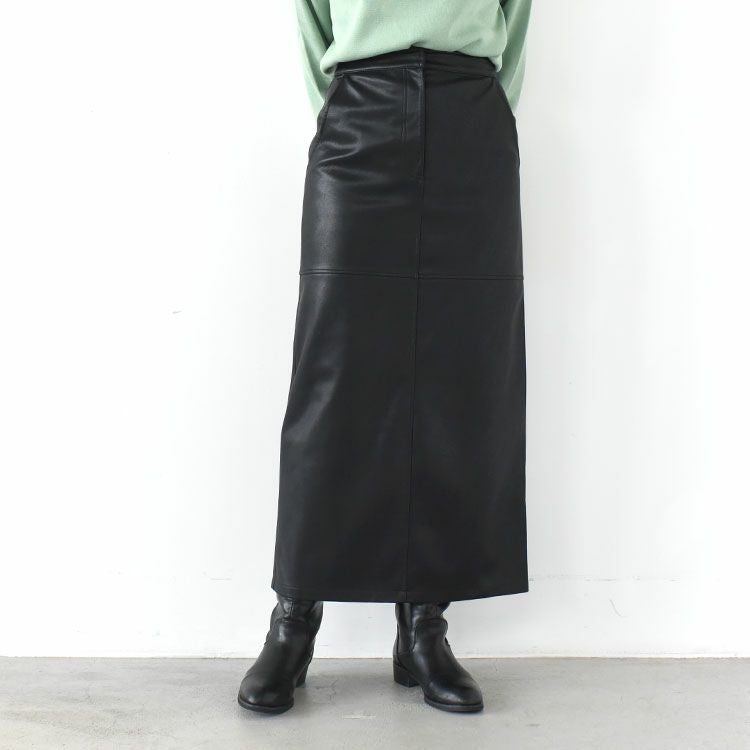 【美品】UN3D.タイトエコレザースカート★ブラック36サイズ SALE 40％OFF】Ecoleather Tight Skirt エコレザータイトスカート