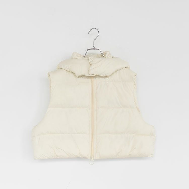 [ WILD THINGS × unfil ] cropped hoodie vest クロップドフーディベスト