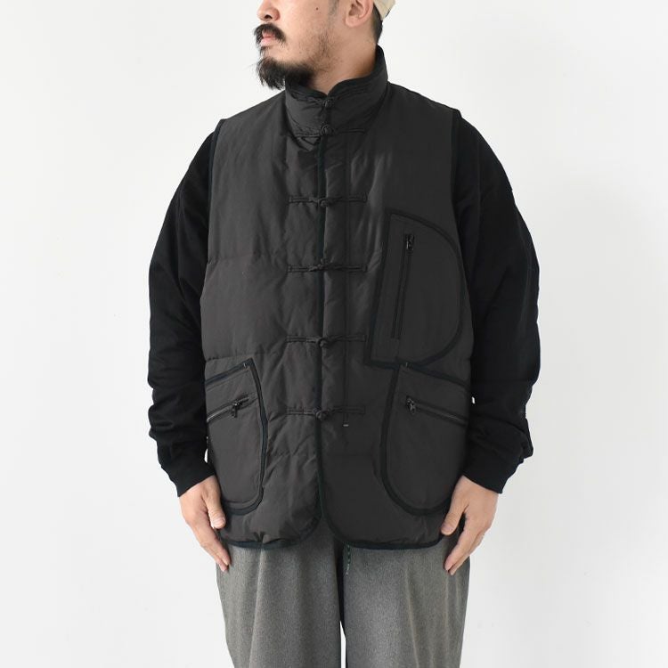 WEATHER CHINESE DOWN VEST ウェザーチャイニーズダウンベスト/PORTER