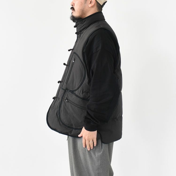 ジャケット・アウター Porter Classic WEATHER CHINESE DOWN VEST WEATHER CHINESE DOWN VEST ウェザーチャイニーズダウンベスト/PORTER