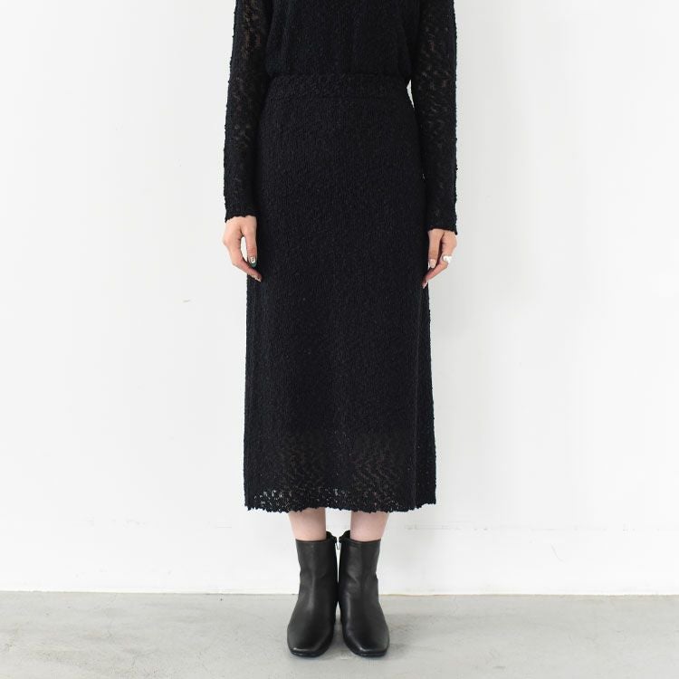 slub yarn long SK スラブヤーンロングスカート