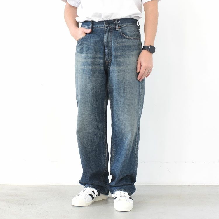 ヒッキーフリーマン メンズ デニム-denimショーツ 損傷カコー インジゴ 