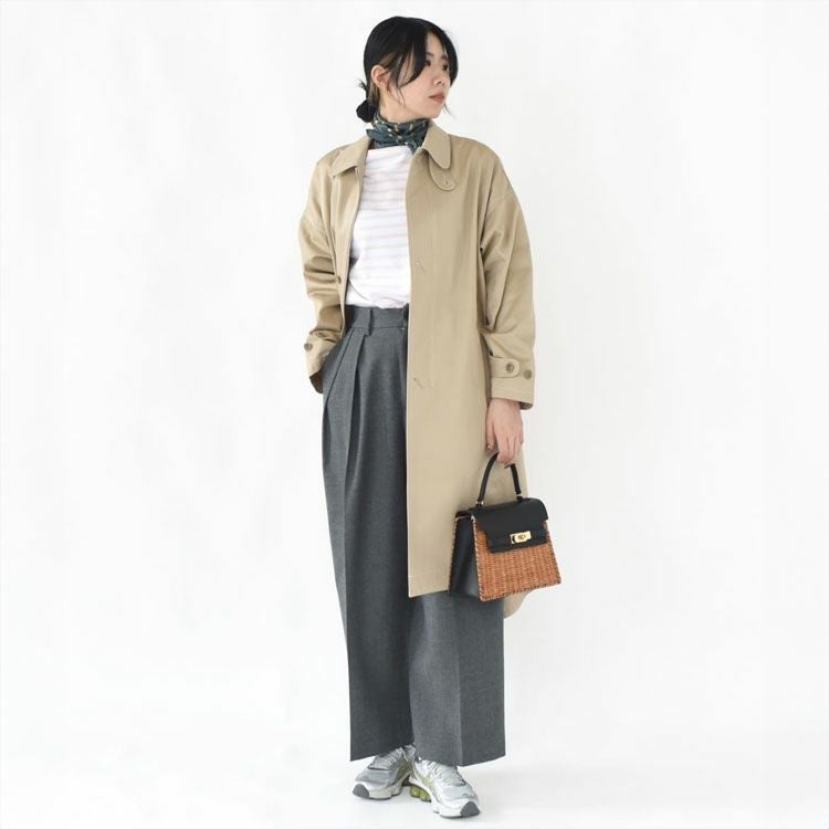 soutien collar coat ステンカラーコート
