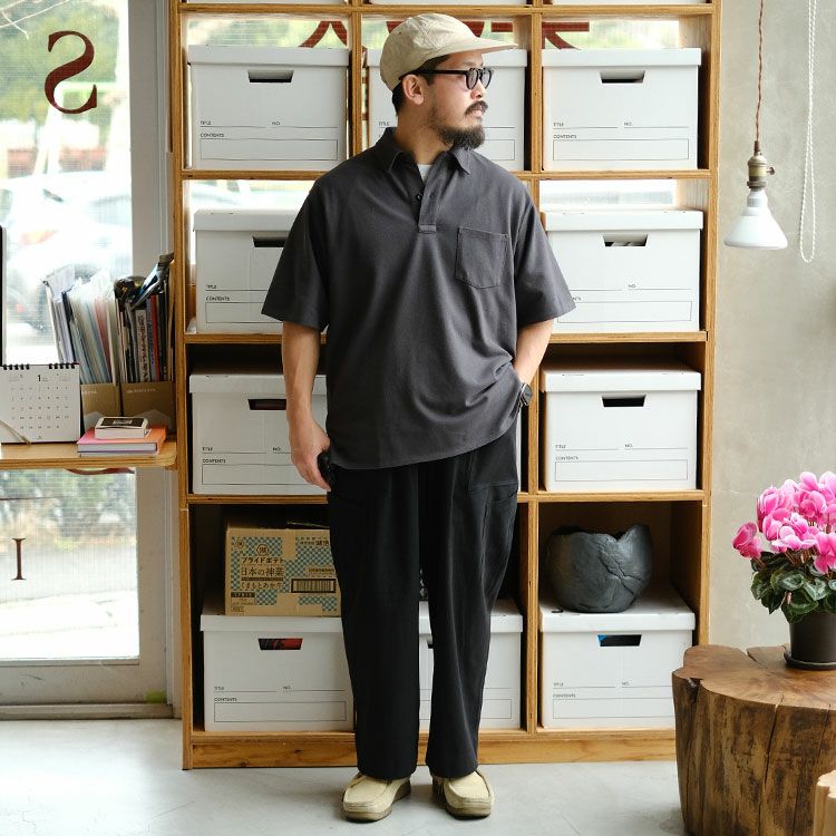 SALE 30％OFF】Moss Stitch Field Big Polo モスステッチフィールド