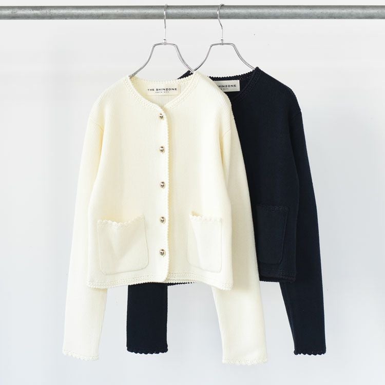 SALE 20％OFF】BOUCLE KNIT JACKET ブークレニットジャケット/THE