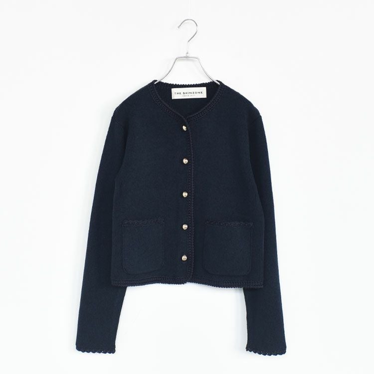 SALE 20％OFF】BOUCLE KNIT JACKET ブークレニットジャケット/THE