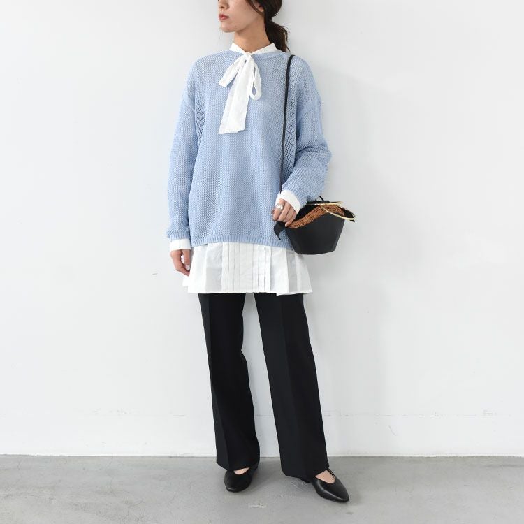 SALE 30％OFF】レザー×ウィッカー リングハンドバッグ/The Bagmati（ザ