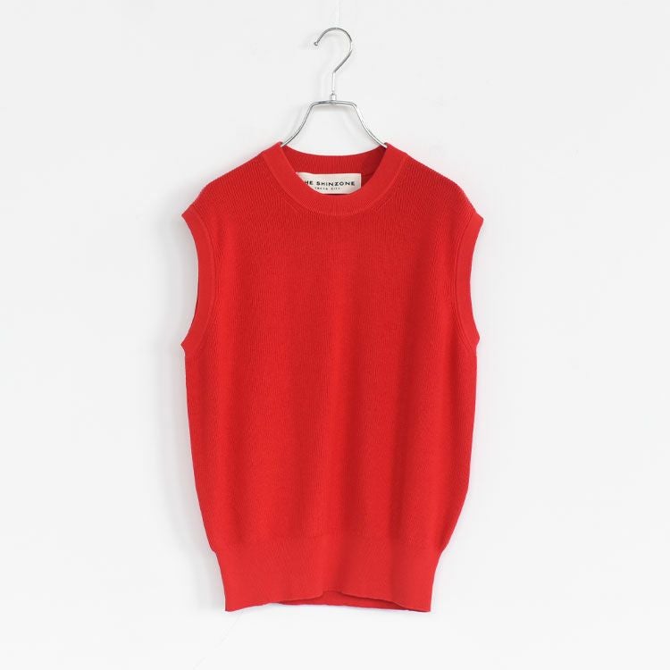 SALE 30％OFF】HIGH TWISTED COTTON KNIT VEST ハイツイステッド