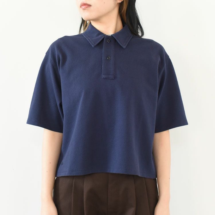 SALE 30％OFF】Moss Stitch Field Cropped Polo モスステッチ