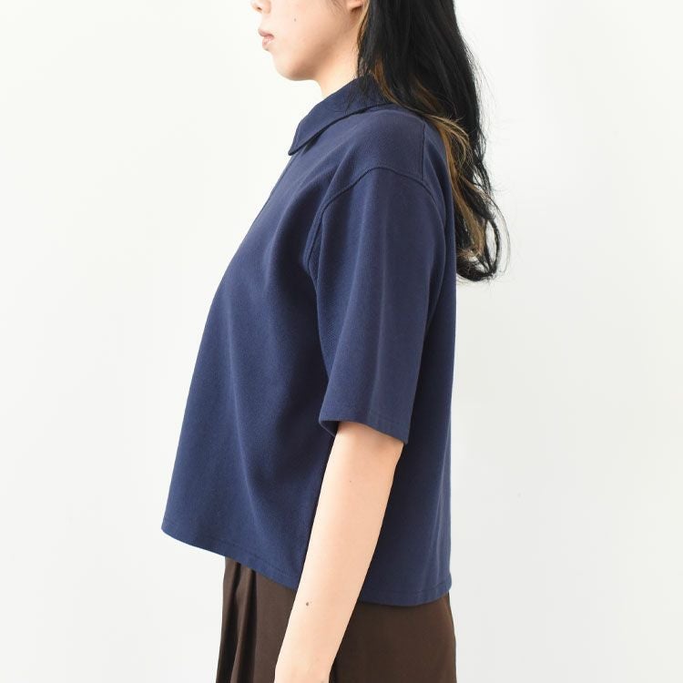 SALE 30％OFF】Moss Stitch Field Cropped Polo モスステッチ