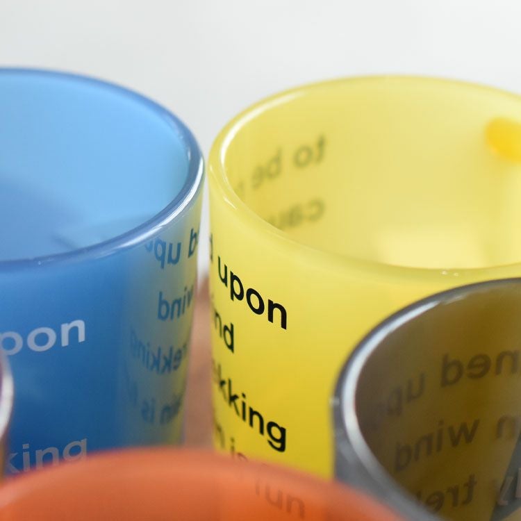 and wander logo PP mug ロゴマグ