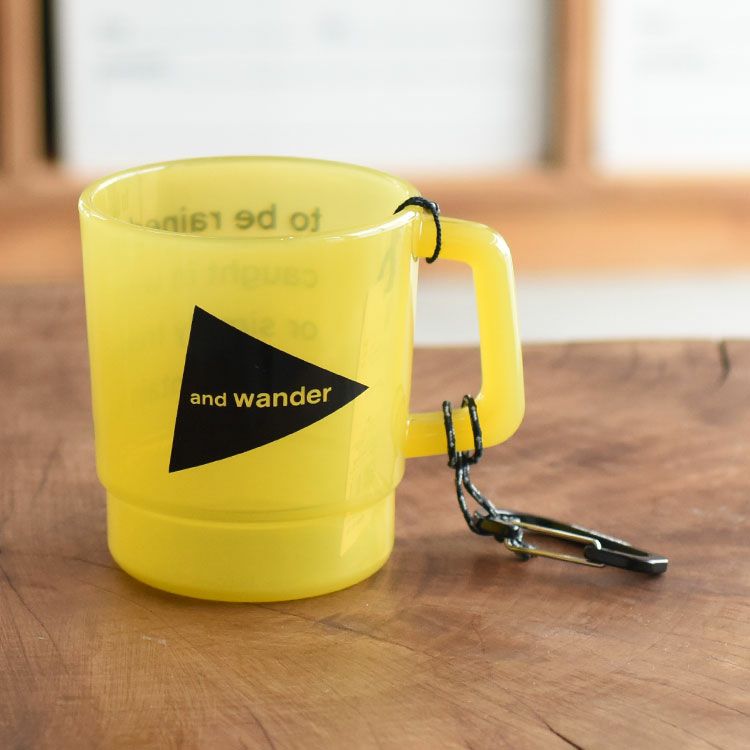 and wander logo PP mug ロゴマグ