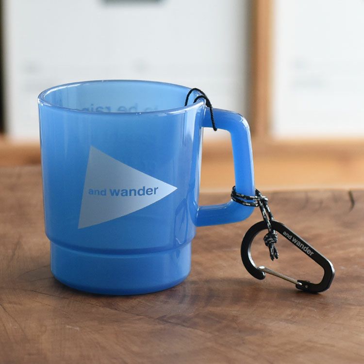 and wander logo PP mug ロゴマグ