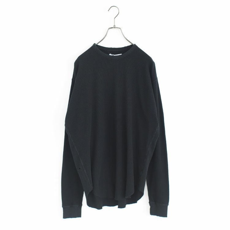 WAFFLE CREW NECK 30/1 ORGANIC COTTON WAFFLE ワッフルクルーネック オーガニックコットンワッフル