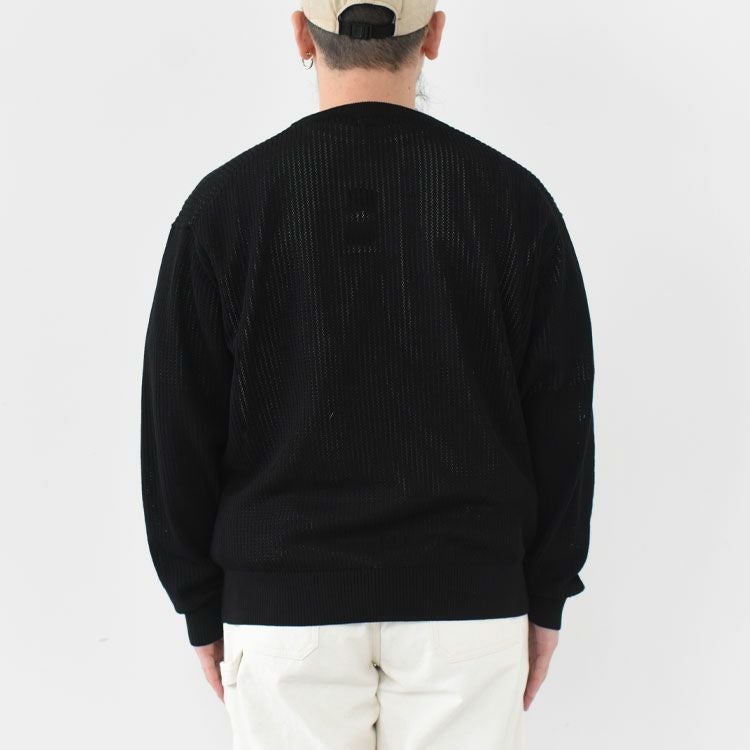 SALE 20％OFF】Stripe Mesh P/O ストライプメッシュプルオーバー