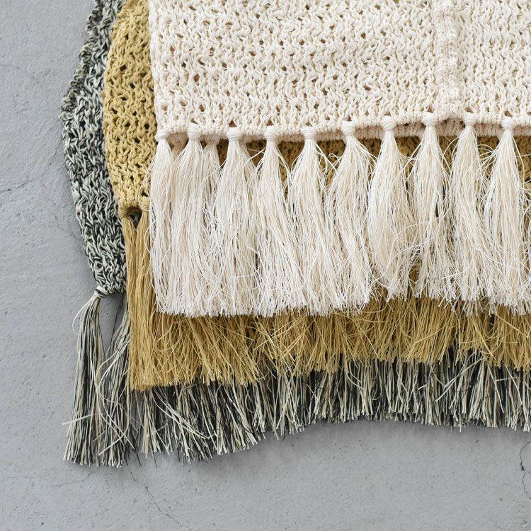 SALE 30％OFF】double honeycomb mesh fringed top ダブルハニカム