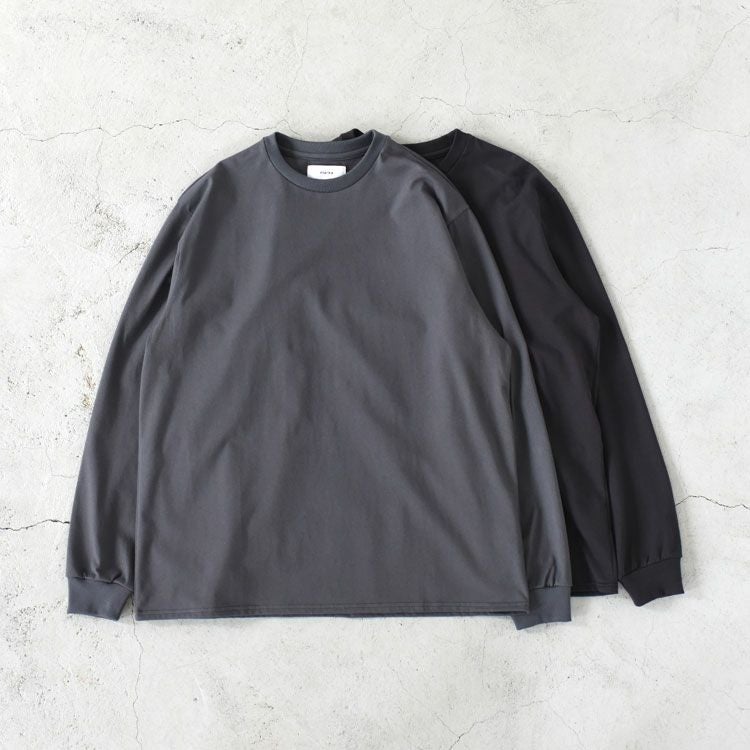 CREW NECK L/S TEE 40/2 ORGANIC COTTON KNIT クルーネックロングスリーブTシャツ オーガニックコットン26G天竺
