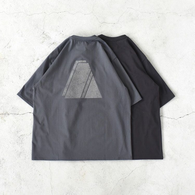 PRINT TEE "LAYERED PYRAMID" 40/2 ORGANIC COTTON KNIT プリントTシャツ"LAYERED PYRAMID" オーガニックコットン26G天竺