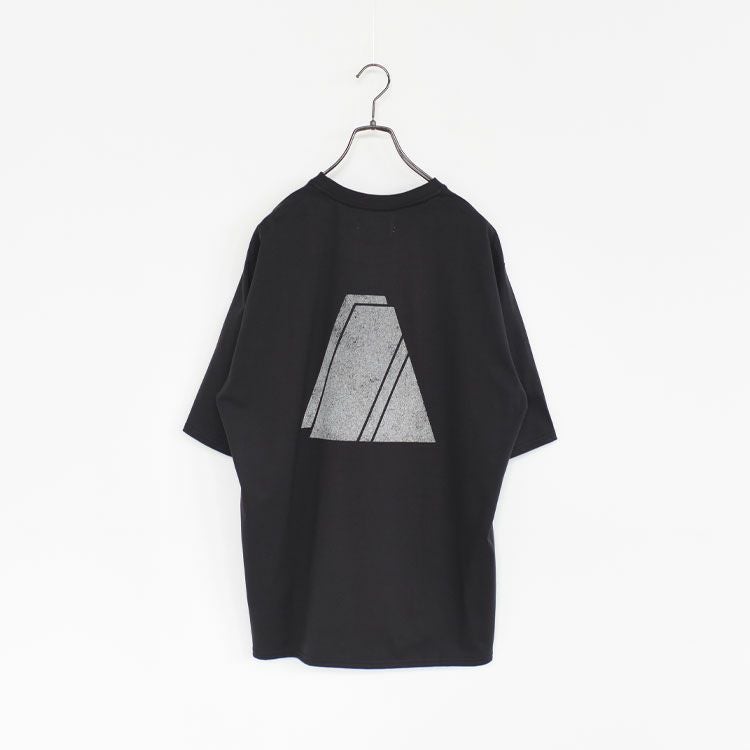 PRINT TEE "LAYERED PYRAMID" 40/2 ORGANIC COTTON KNIT プリントTシャツ"LAYERED PYRAMID" オーガニックコットン26G天竺