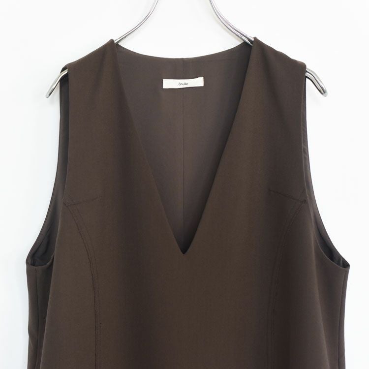 SALE 40％OFF】Cutoff Vneck Onepiece カットオフ Vネックワンピース