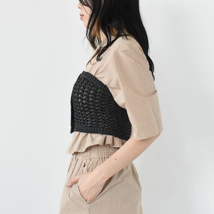SALE 40％OFF】2way Knit Bustier ツーウェイ ニットビスチェ/anuke