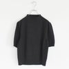 stretch organic cotton bottle-neck sweater ストレッチオーガニックコットン ボトルネックセーター