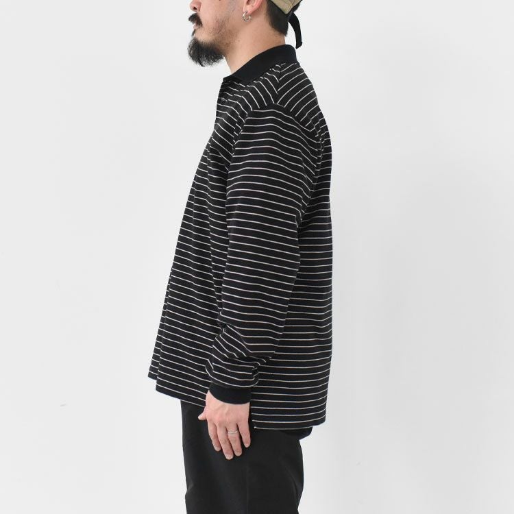 SALE 30％OFF】ORGANIC COTTON HIGH TWISTED PIQUE TWO BUTTON POLO L
