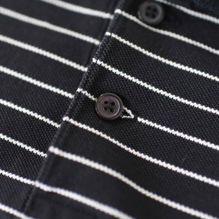 ORGANIC COTTON HIGH TWISTED PIQUE TWO BUTTON POLO L/S TEE オーガニックコットン強燃ドライカノコ / 2ボタンポロロングスリーブTEE