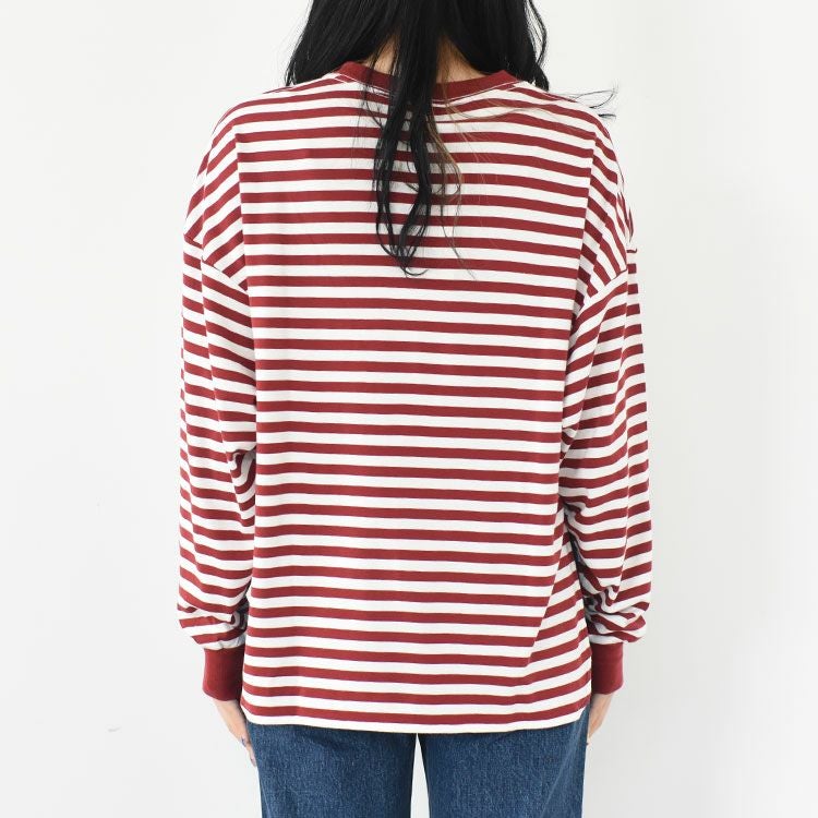 SALE 30％OFF】FRENCH STRIPED LONG SLEEVE TEE フレンチストライプ