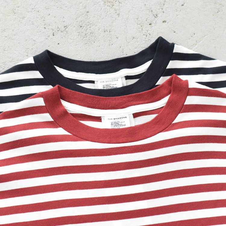 FRENCH STRIPED LONG SLEEVE TEE フレンチストライプロングスリーブTシャツ