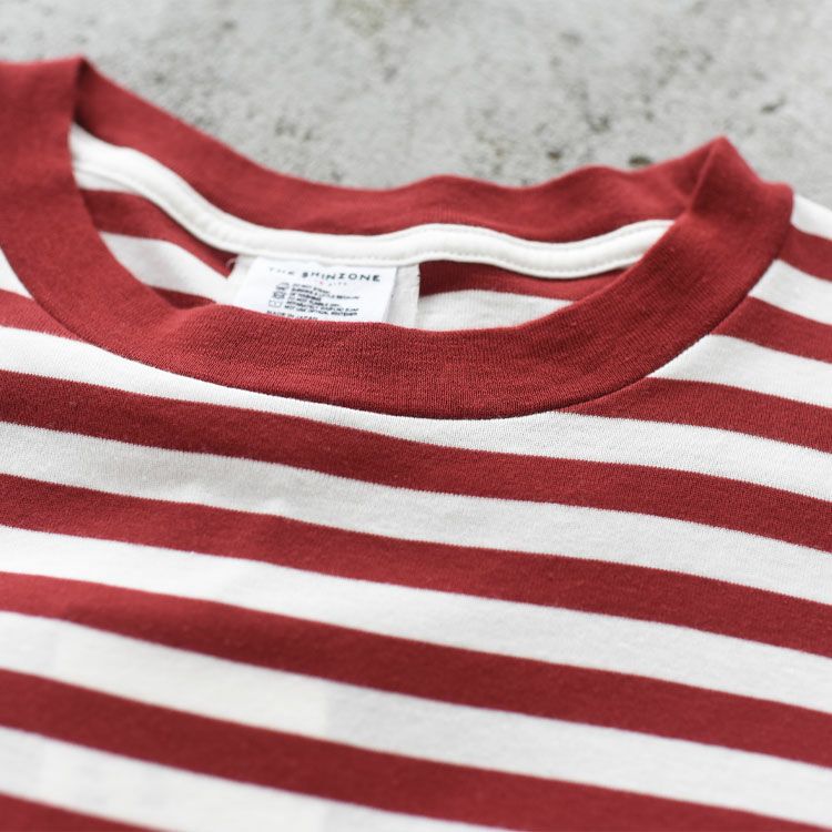 FRENCH STRIPED LONG SLEEVE TEE フレンチストライプロングスリーブTシャツ