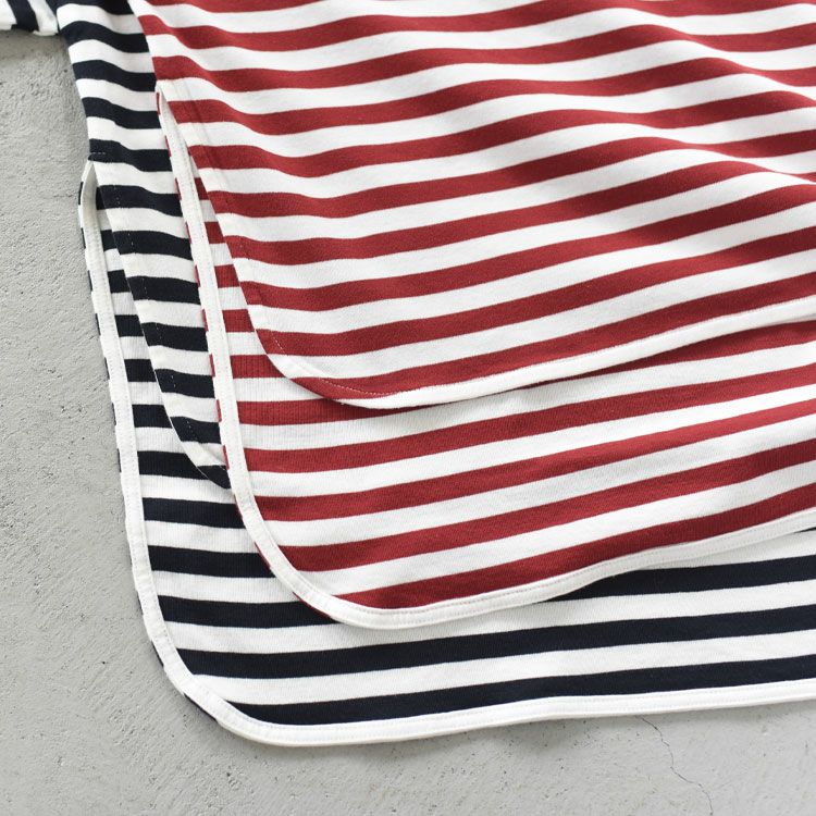 FRENCH STRIPED LONG SLEEVE TEE フレンチストライプロングスリーブTシャツ
