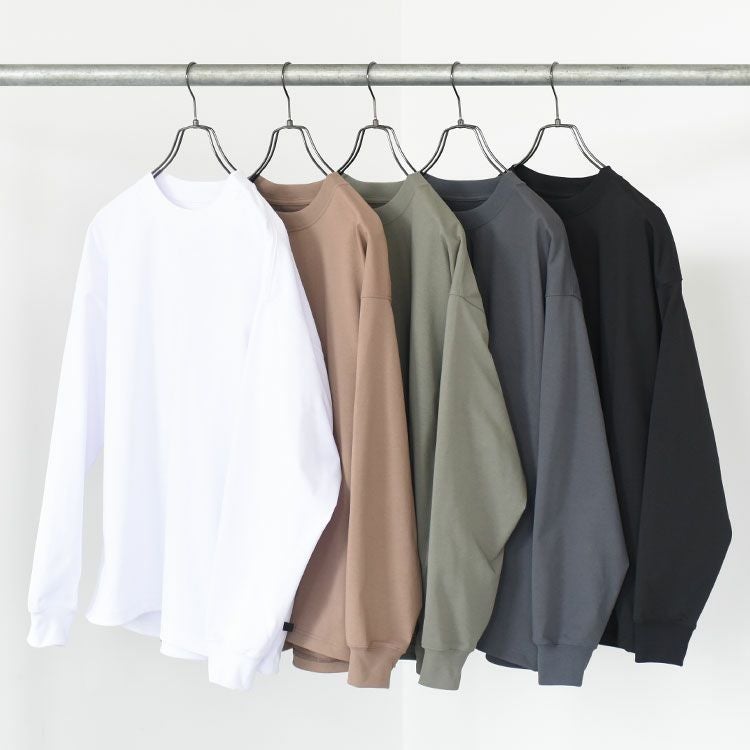 SALE 20％OFF】TECH DRAWSTRING L/S TEE テック ドローストリング