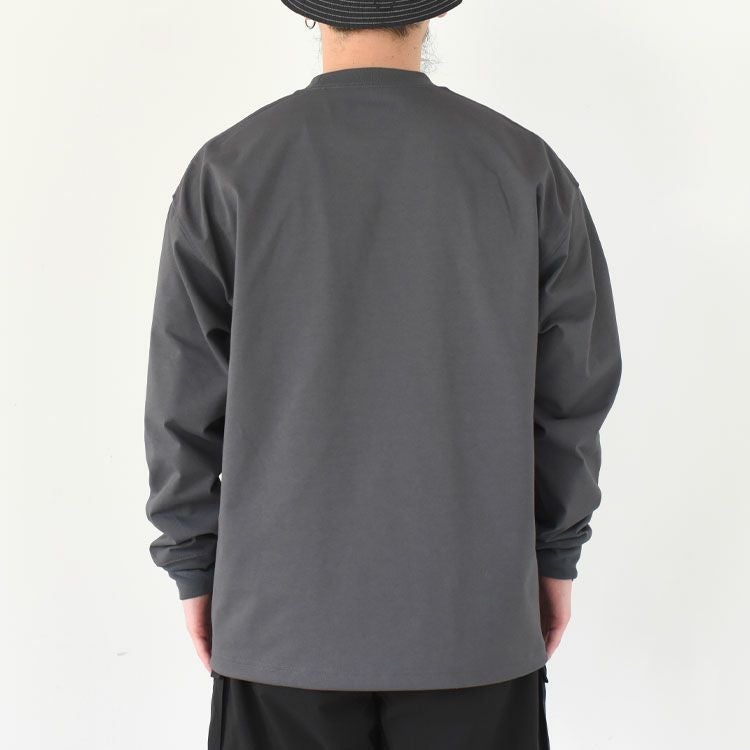 SALE 20％OFF】TECH DRAWSTRING L/S TEE テック ドローストリング