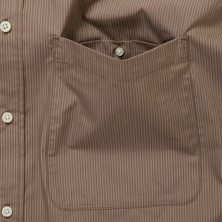 TECH REGULAR STRIPE SHIRT L/S テック レギュラーストライプシャツ ロングスリーブ