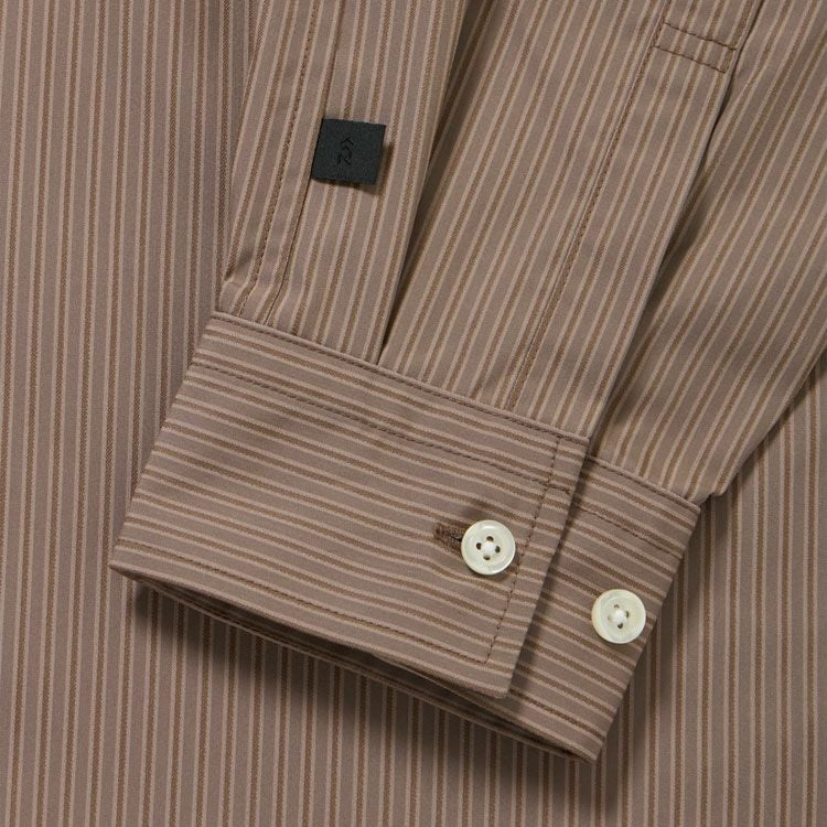 TECH REGULAR STRIPE SHIRT L/S テック レギュラーストライプシャツ ロングスリーブ