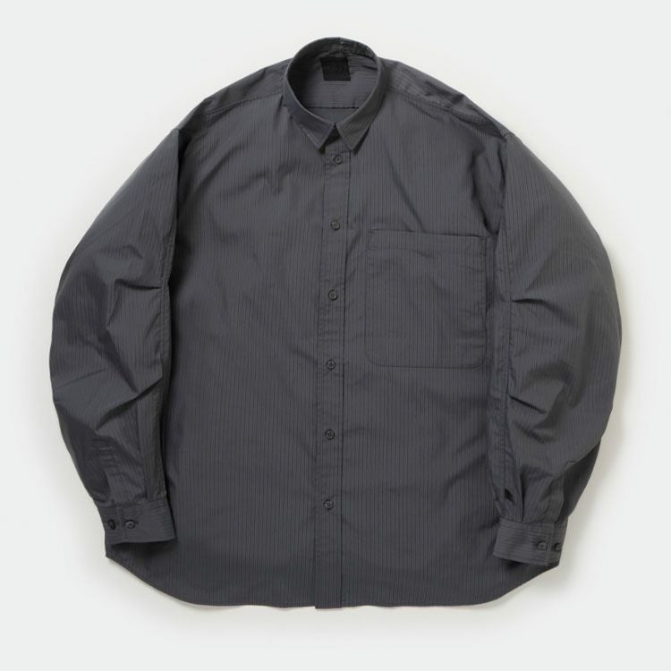 TECH REGULAR STRIPE SHIRT L/S テック レギュラーストライプシャツ ロングスリーブ