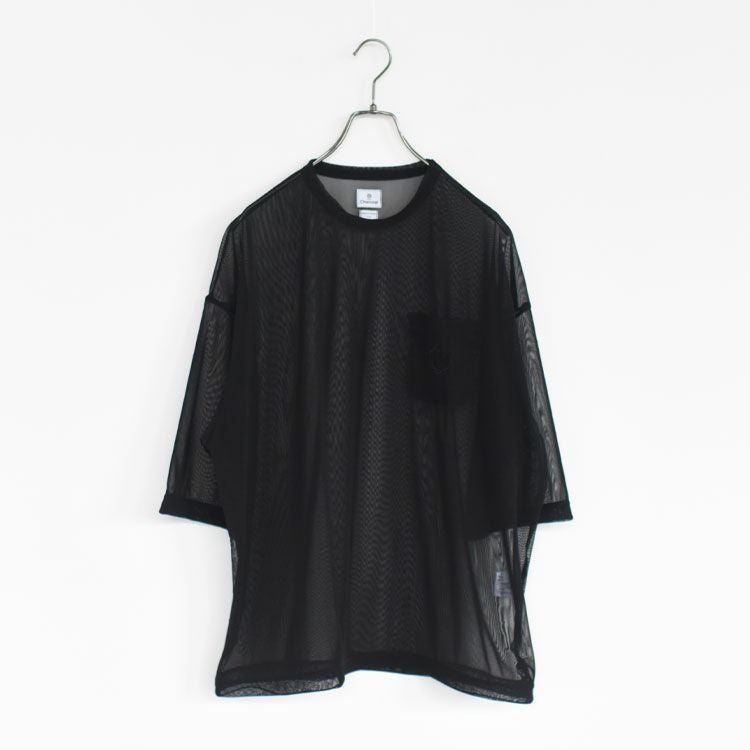 Poly Mesh SOLID OVER T ポリーメッシュソリッドオーバーTシャツ