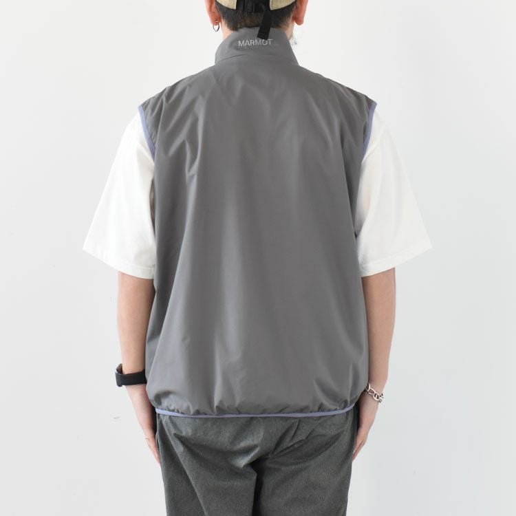 SALE 40％OFF】CURVE ZIP UP NYLON VEST カーブジップアップ ナイロン