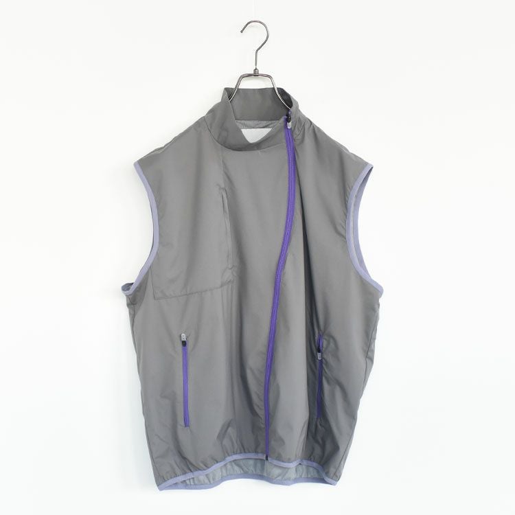 SALE 40％OFF】CURVE ZIP UP NYLON VEST カーブジップアップ ナイロン