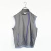 CURVE ZIP UP NYLON VEST カーブジップアップ ナイロンベスト