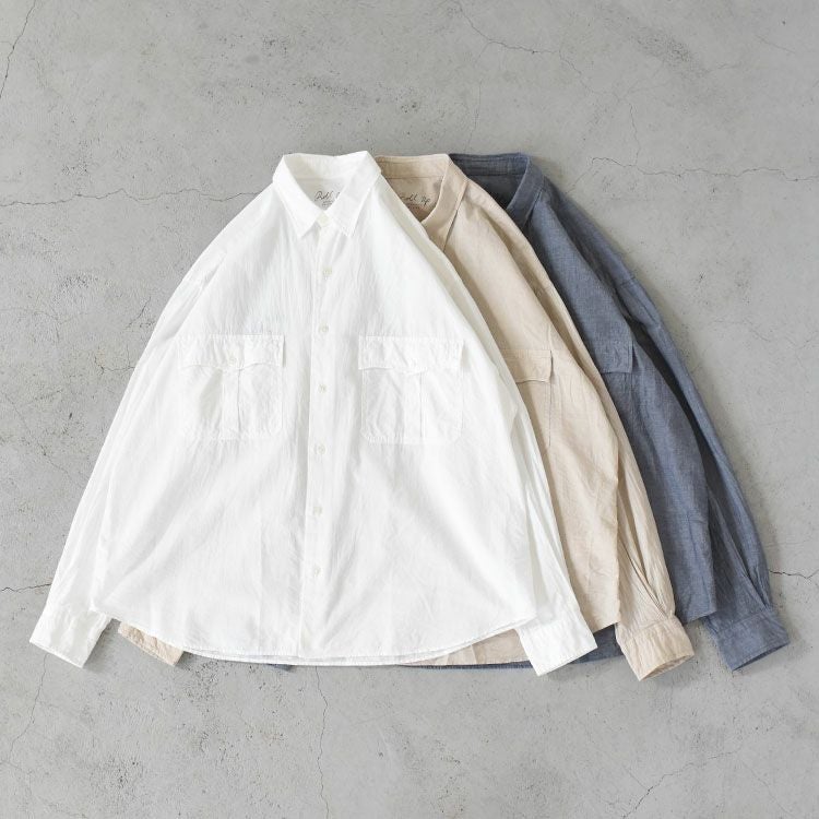 ROLL UP CHAMBRAY SHIRT ロールアップシャンブレーシャツ