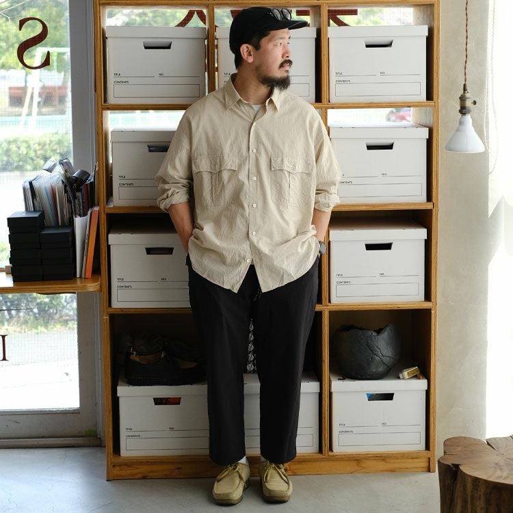 ROLL UP CHAMBRAY SHIRT ロールアップシャンブレーシャツ/PORTER
