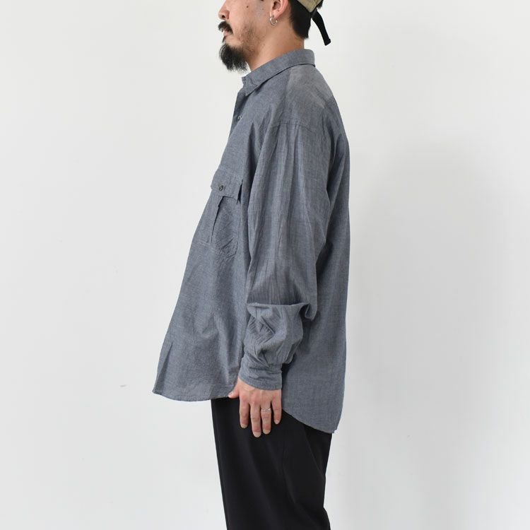 ROLL UP CHAMBRAY SHIRT ロールアップシャンブレーシャツ/PORTER