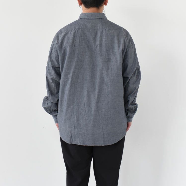 ROLL UP CHAMBRAY SHIRT ロールアップシャンブレーシャツ/PORTER