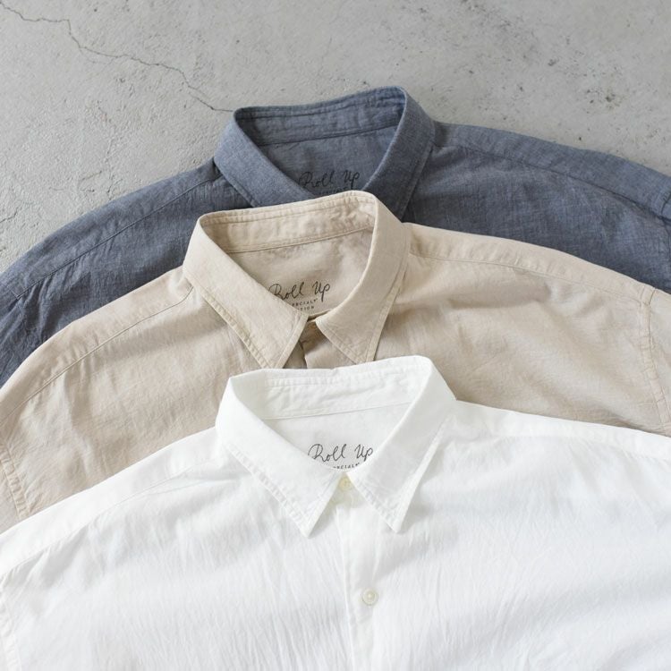 ROLL UP CHAMBRAY SHIRT ロールアップシャンブレーシャツ